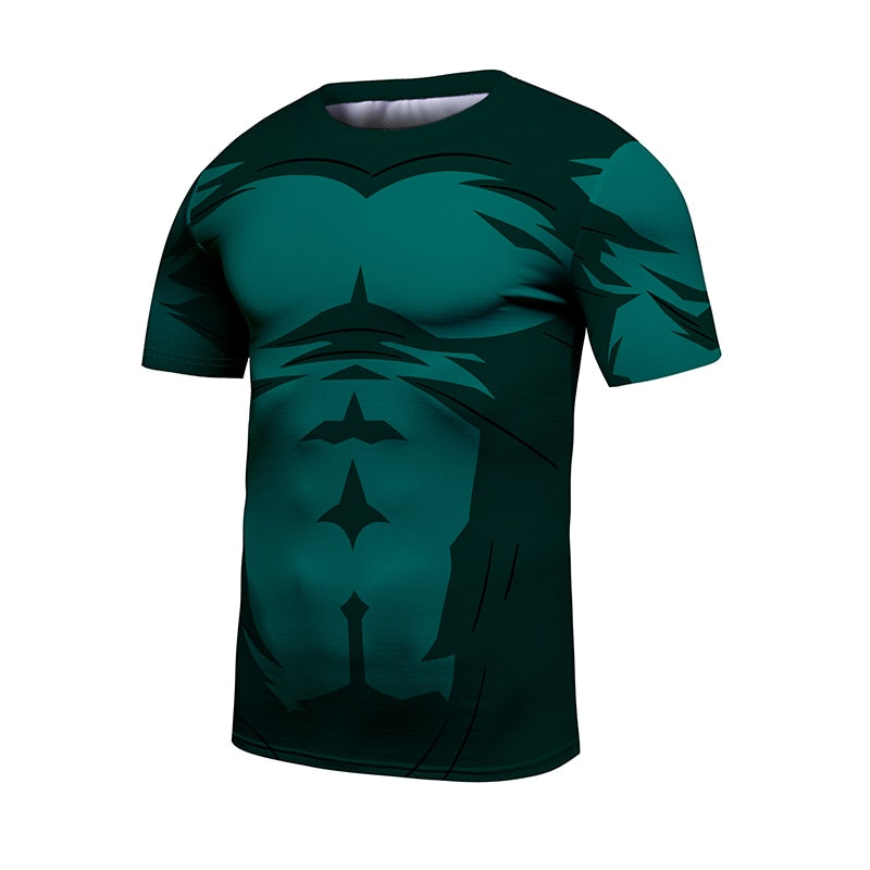 Kid's Naruto 'Rock Lee ' Elite Short Sleeve Compression Rashguard