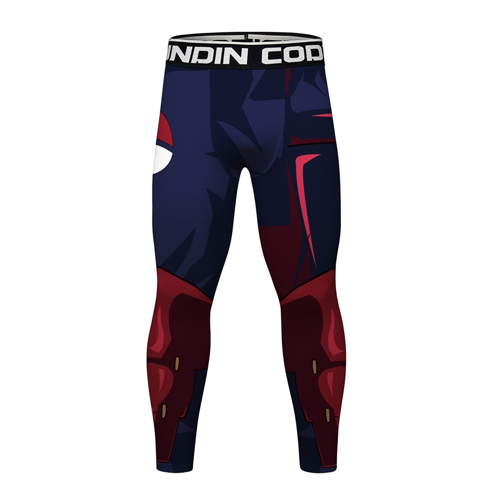 Naruto 'Madara' Elite Long Sleeve Compression Rash Guard Set