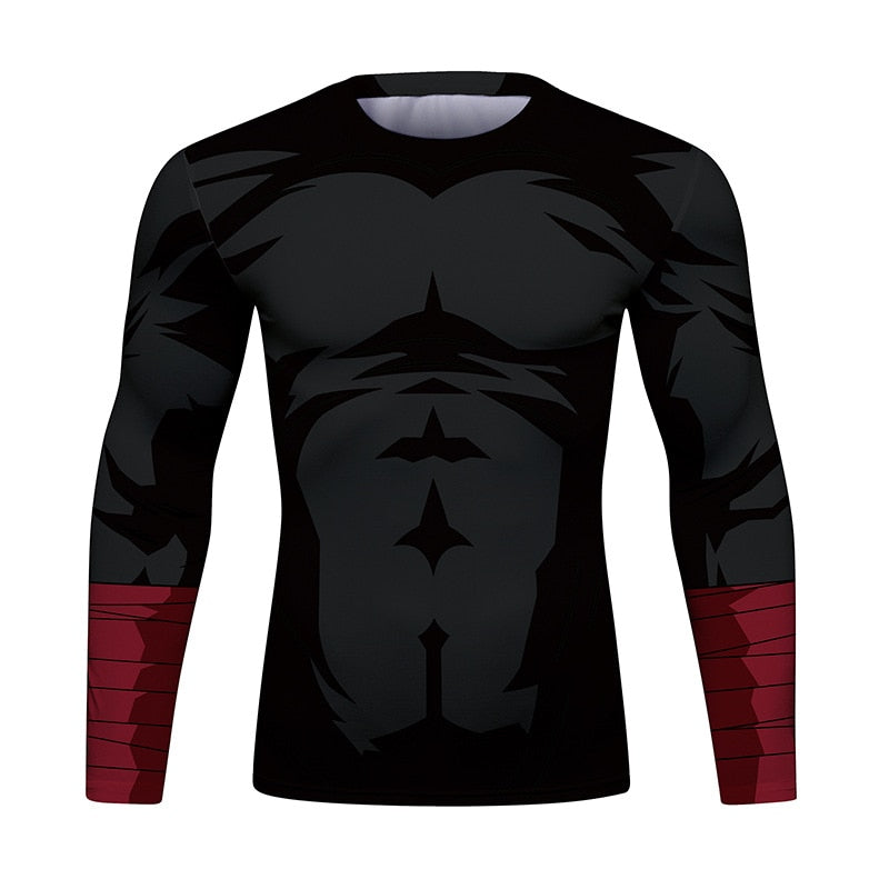 Naruto 'Rock Lee | Dark' Elite Long Sleeve Compression Rash Guard