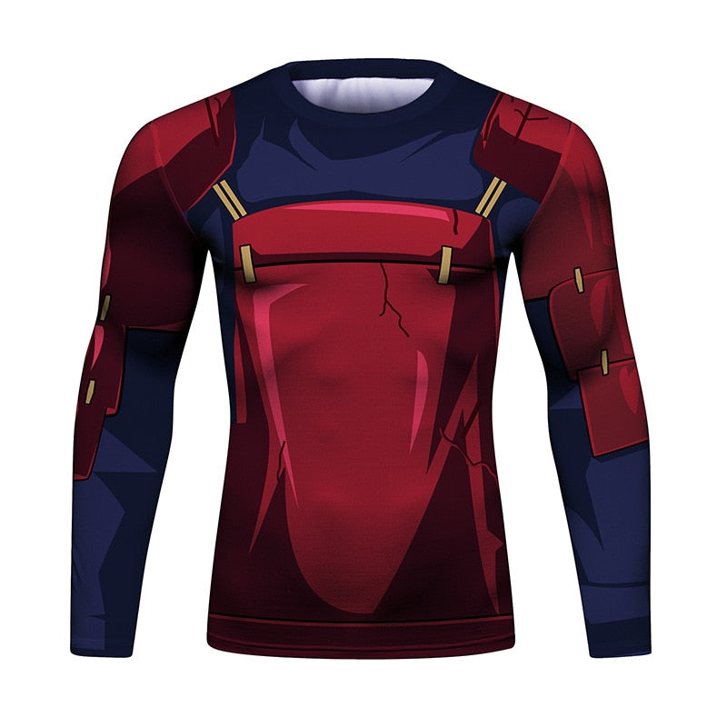 Naruto 'Madara' Elite Long Sleeve Compression Rash Guard