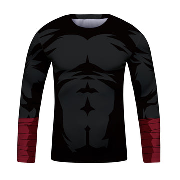 Kid's Naruto 'Rock Lee | Dark ' Elite Long Sleeve Compression Rashguard