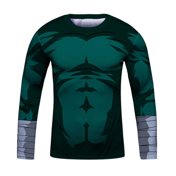 Kid's Naruto 'Rock Lee ' Elite Long Sleeve Compression Rashguard