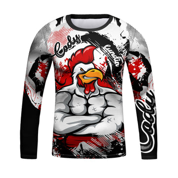 Kid's Rooster 'Broly' Elite Long Sleeve Rashguard