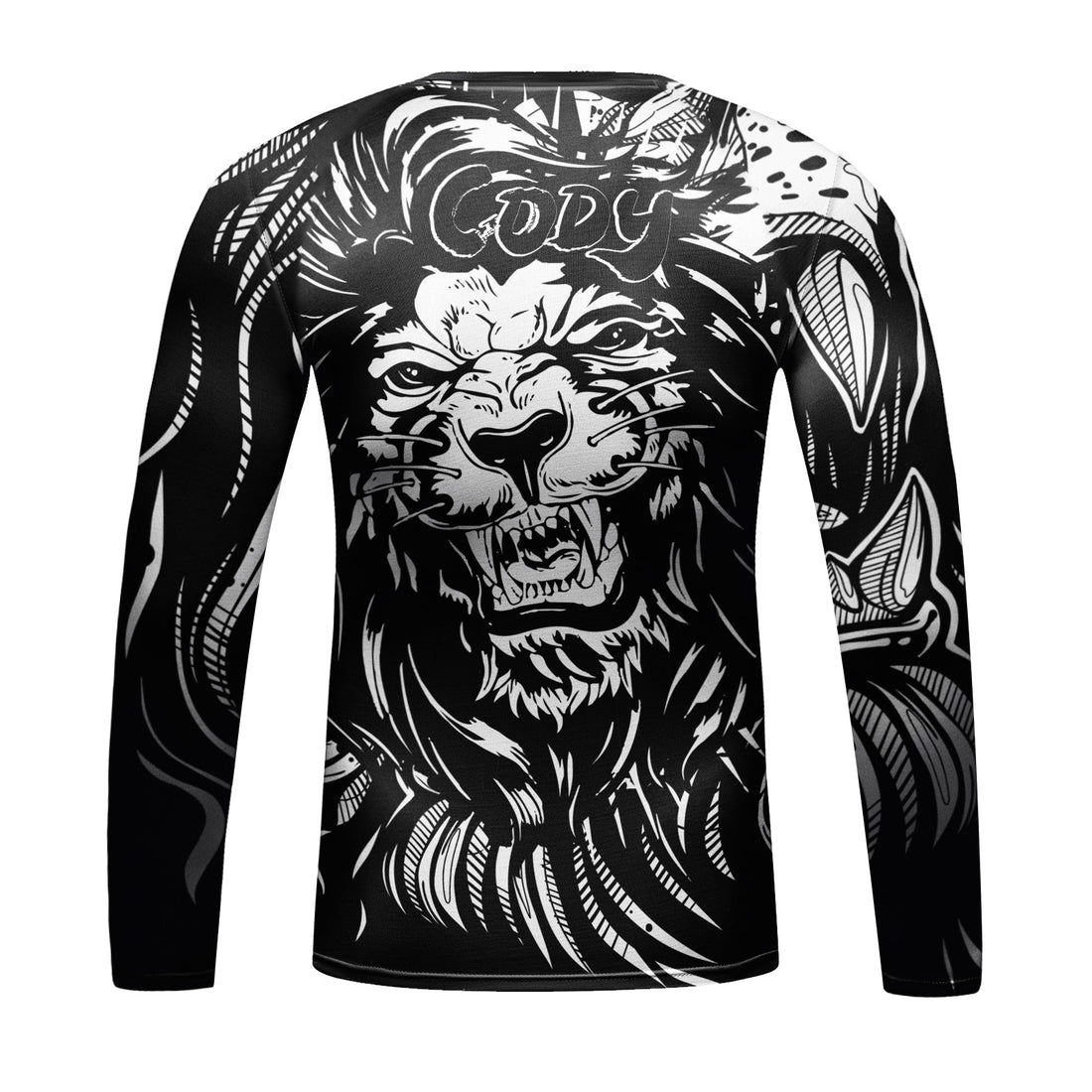 Kid's Lion 'King of the Pride' Elite Long Sleeve Rashguard