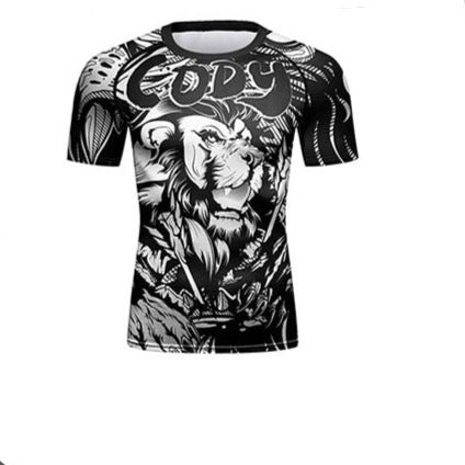 Kid's Lion 'King of the Pride' Elite Short Sleeve Rashguard