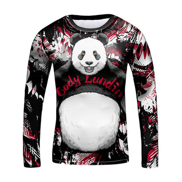 Kid's Panda 'Jumbo' Elite Long Sleeve Compression Rashguard