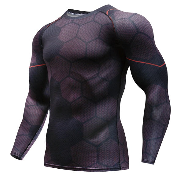 Iron Man'No Reactor' Infinity War Long Sleeve Undersuit Compression Rash Guard