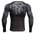Black Widow Infinity War Women's Compression Long Sleeve Rashguard-RashGuardStore