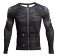 Black Widow Infinity War Women's Compression Long Sleeve Rashguard-RashGuardStore