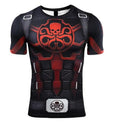 Captain America Steve Rogers 'Agent of Hydra' Premium Short Sleeve Compression Rash Guard-RashGuardStore