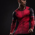 Deadpool 'Comic' Long Sleeve Compression Rashguard-RashGuardStore