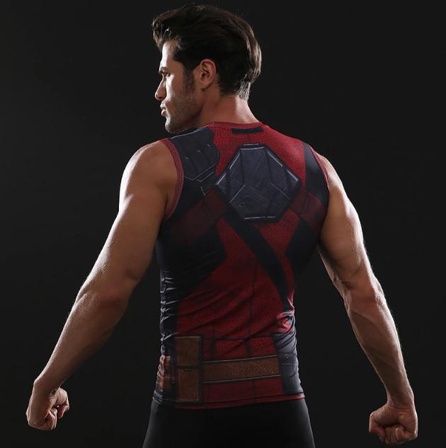 Deadpool Compression Tank Top-RashGuardStore