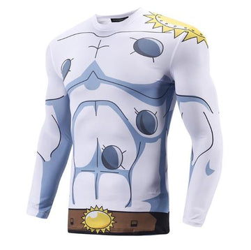 Digimon 'Angemon' Long Sleeve Compression Rash Guard-RashGuardStore