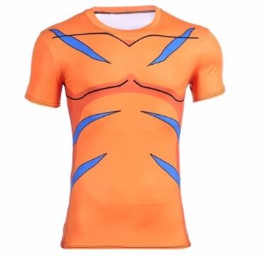 Digimon 'Greymon' Short Sleeve Compression Rash Guard-RashGuardStore