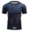Green Arrow Compression Short Sleeve Rash Guard-RashGuardStore
