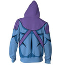 He Man 'Skeletor' Zip Up Hoodie-RashGuardStore