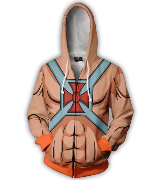 He Man Zip Up Hoodie-RashGuardStore