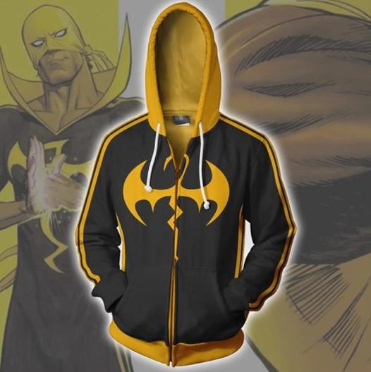 Iron Fist 'Dark' Zip Up Hoodie-RashGuardStore
