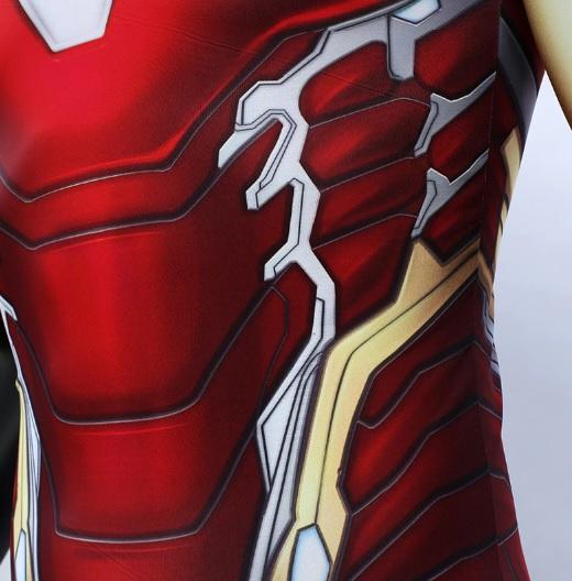 Iron Man "Mark 85" End Game Compression Long Sleeve Rash Guard-RashGuardStore