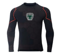 Iron Man 'Stark Industries' Dull Reactor Long Sleeve Premium Compression Rash Guard-RashGuardStore