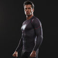 Iron Man 'Tony Stark' Infinity War Long Sleeve Undersuit Compression Rash Guard-RashGuardStore