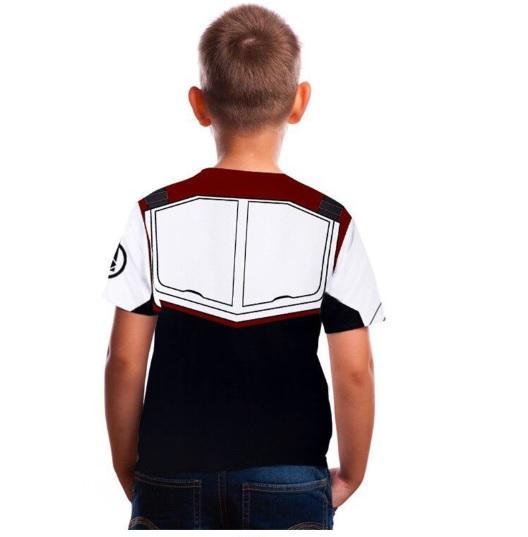 Kid's Avengers "End Game" Short Sleeve Compression Rash Guard-RashGuardStore