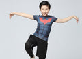 Kid's Batman Beyond Compression Rash Guard-RashGuardStore