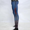 Men's Captain America Steve Rogers 'End Game' Premium Compression Leggings Spats-RashGuardStore