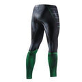 Men's Green Lantern Premium Long Sleeve Compression Leggings Grappling Spats-RashGuardStore