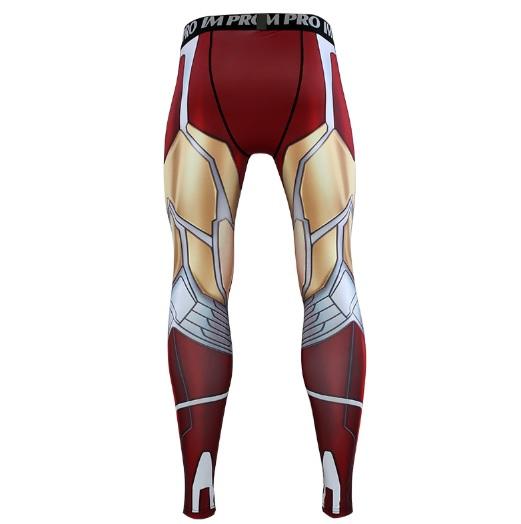 Men's Iron Man "Mark 85" End Game Compression Leggings Spats-RashGuardStore