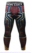 Men's Spiderman 'Iron Spider' Infinity War Premium Compression Leggings Spats-RashGuardStore