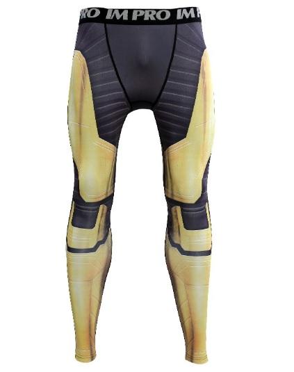 Men's Thanos 'End Game Armor' Premium Compression Leggings Spats-RashGuardStore