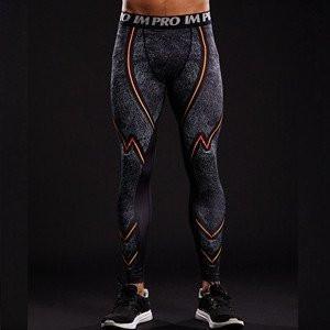 Men's The Flash "Dark" Compression Leggings Grappling Spats-RashGuardStore