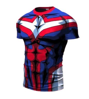 My Hero Academia 'All Might' Short Sleeve Compression RashGuard-RashGuardStore