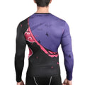 Naruto Battle Damaged 'Akatsuki' Long Sleeve Compression Rash Guard-RashGuardStore