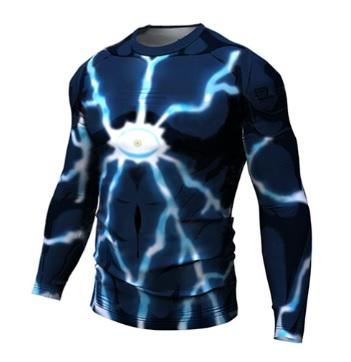 OnePunch Man 'Lord Boros' Long Sleeve Compression RashGuard-RashGuardStore