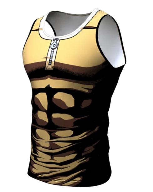 OnePunch Man 'Serious Saitama' Tank Top Compression RashGuard-RashGuardStore