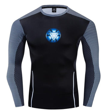 Iron Man'Tony's Workshop' Long Sleeve Rashguard