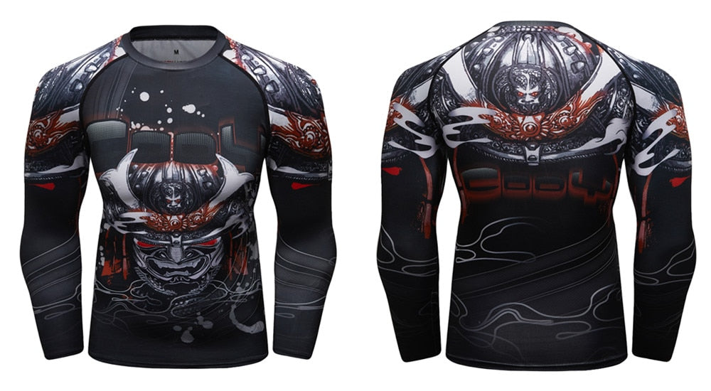 Samurai Compression 'Honor' Elite Long Sleeve Rashguard