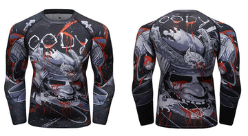 Samurai Compression 'Blood War' Elite Long Sleeve Rashguard