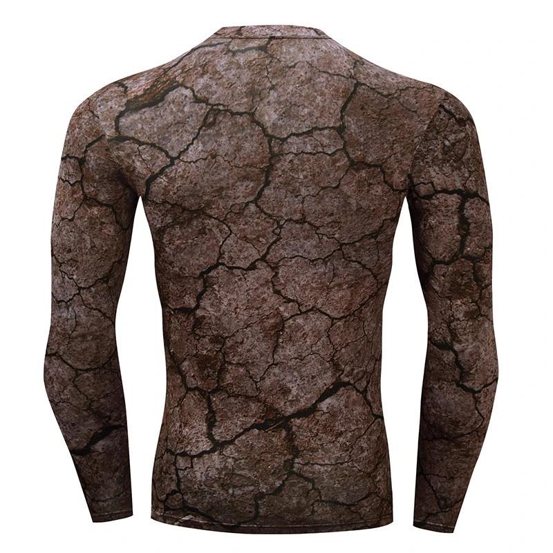 Camouflage Compression 'Desert Flats Camo' Long Sleeve Rashguard