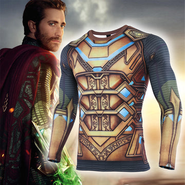 Spider Man Far From Home 'Mysterio' Compression Long Sleeve Rashguard