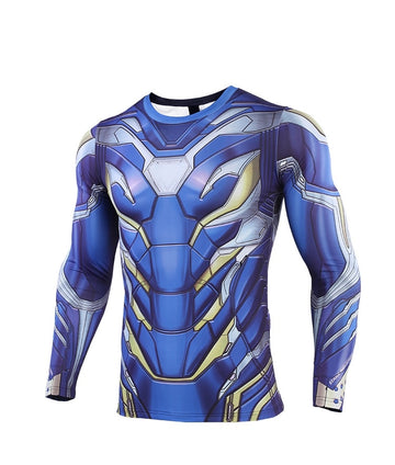 Iron ManCompression End Game 'Rescue' Premium Long Sleeve Rashguard