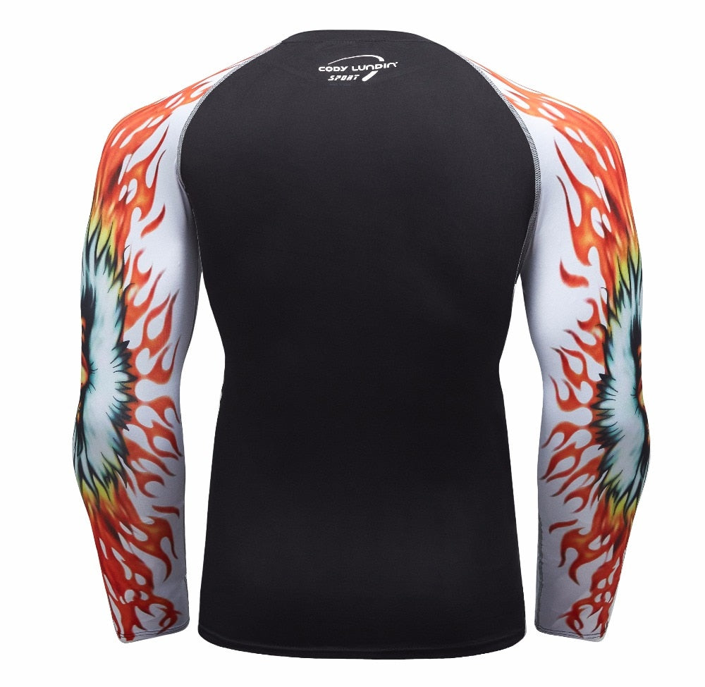 Tribal Compression 'All Seeing Eye' Elite Long Sleeve Rashguard