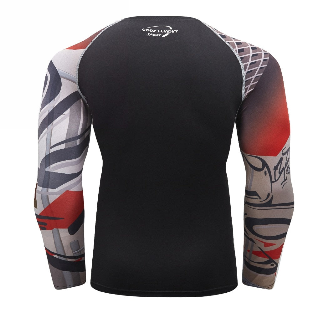 Tribal Compression 'El Camino' Elite Long Sleeve Rashguard