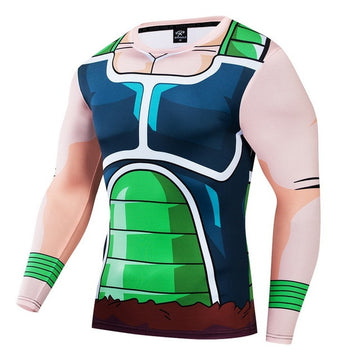 Dragon Ball Z Compression 'Bardock' Long Sleeve Rashguard