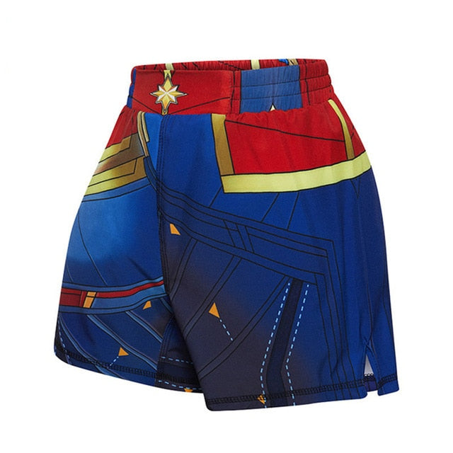 Men's Captain Marvel Muay Thai Boxing Shorts