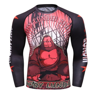 Gorilla Compression 'Sempai' Elite Long Sleeve Rashguard