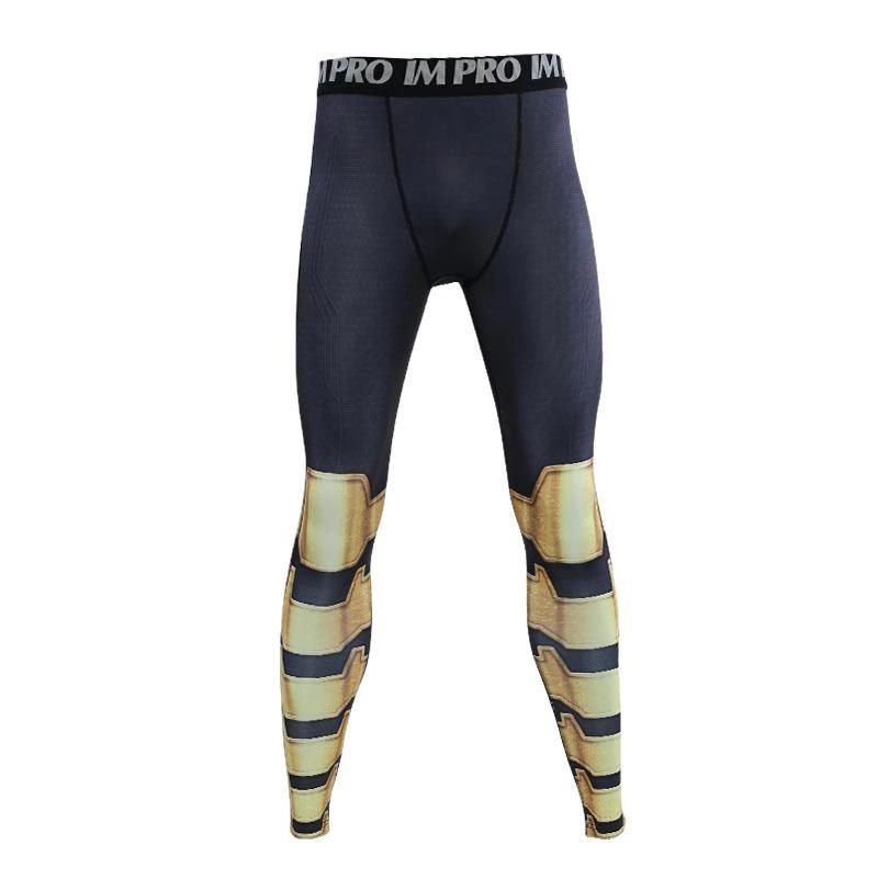 Men's Black Adam Compression Leggings Spats