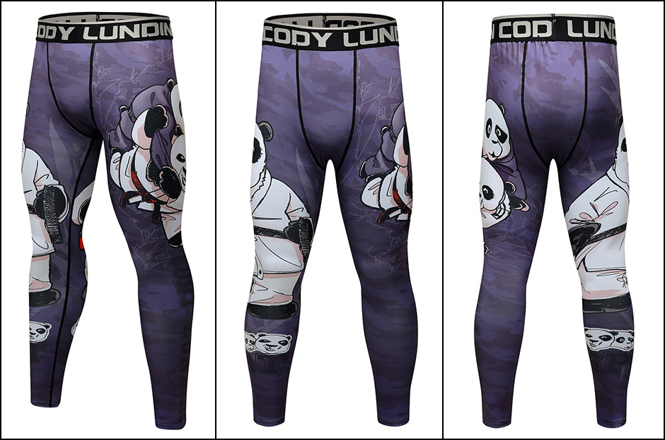 Panda 'Seoi Otoshi' Compression Leggings Spats